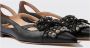 Scarosso The Spicy Ballet Zwarte Leren Platte Schoenen Zwart Dames - Thumbnail 8