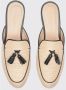 Scarosso Beige Straw Mules met Tassels Beige Dames - Thumbnail 4