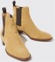 Scarosso Luxe Suede Chelsea Boot Beige Heren - Thumbnail 3
