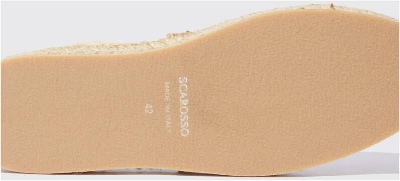 Scarosso Beige suède espadrilles