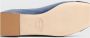 Scarosso Blauwe Tweed Ballet Flats met Veters Blue Dames - Thumbnail 2