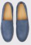 Scarosso Blauwe Nubuck Espadrille Loafers Blue Heren - Thumbnail 4