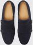 Scarosso Blauwe Suede Monkstrap Loafers Blue Heren - Thumbnail 4