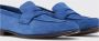 Scarosso Blauwe Suède Penny Loafers Blue Heren - Thumbnail 3