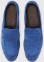Scarosso Blauwe Suède Penny Loafers Blue Heren - Thumbnail 4