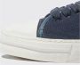 Scarosso Blauwe Suède Vetersneakers Blue Heren - Thumbnail 4