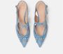 Scarosso Heeled Mules Blue Dames - Thumbnail 4