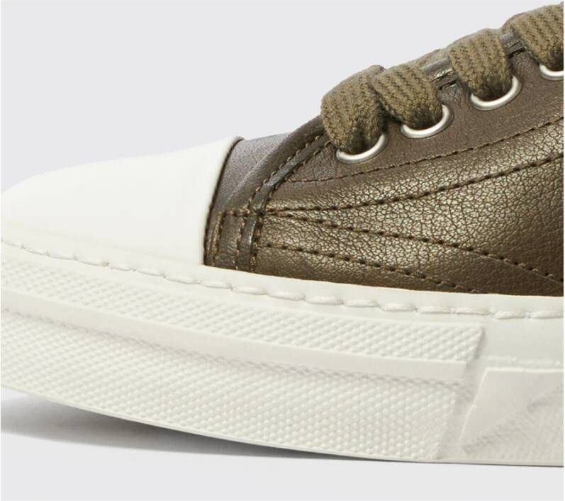 Scarosso Camo Leren Lage Sneakers met Veters