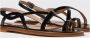 Scarosso Carol Patent Sandalen Zwart Dames - Thumbnail 4