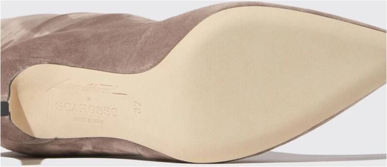 Scarosso Carra Laarzen door Brian Atwood Beige Dames