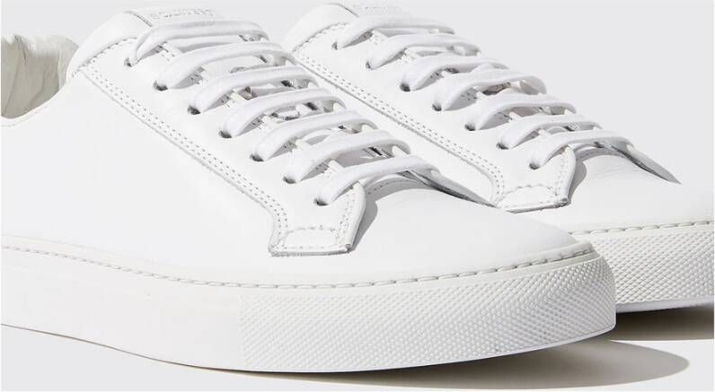 Scarosso Cecilia Klassieke Leren Sneakers Wit Dames