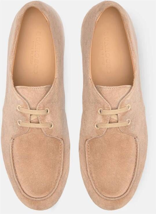 Scarosso Chad Beige Suède Sneakers