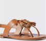 Scarosso Emma Leren Sandalen Brown Dames - Thumbnail 3