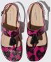 Scarosso Emma Elaphe Platte Sandalen Roze Dames - Thumbnail 4