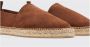 Scarosso Rust Suede Espadrilles Red Heren - Thumbnail 3