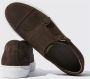 Scarosso Fabio Blauwe Monk Strap Sneakers Bruin Heren - Thumbnail 5