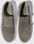 Scarosso Handgemaakte Grijze Suede Monkstrap Sneakers Grijs Heren - Thumbnail 2