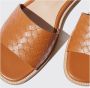 Scarosso Federica Leren Sliders Bruin Dames - Thumbnail 2
