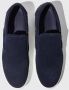 Scarosso Blauwe Suède Slip-On Sneakers Blauw Heren - Thumbnail 4