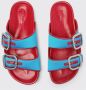 Scarosso Flat Sandals Blue Dames - Thumbnail 4