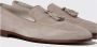 Scarosso Grijze Suède Loafers met Geperforeerde Voering Beige Heren - Thumbnail 3
