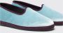 Scarosso Fluweel Ballerina Schoenen Blue Dames - Thumbnail 3