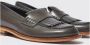 Scarosso Fringed Penny Loafer in Grijs Gray Dames - Thumbnail 3