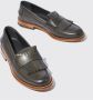 Scarosso Fringed Penny Loafer in Grijs Gray Dames - Thumbnail 4