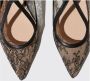 Scarosso Gae Pizzo Kant Ballerina`s Zwart Dames - Thumbnail 4