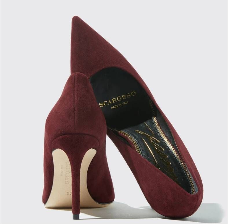 Scarosso Gigi Suède Pumps Rood Dames