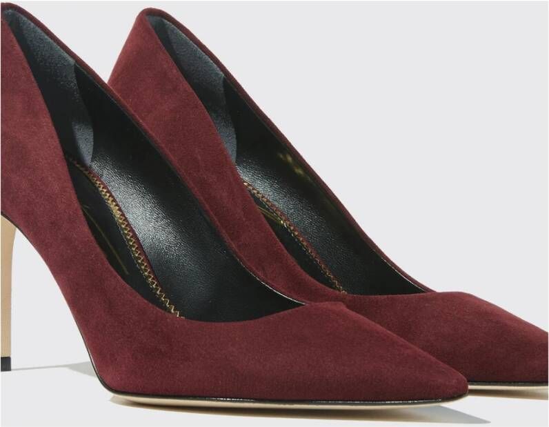 Scarosso Gigi Suède Pumps Rood Dames