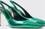 Scarosso Groene Elaphe Slingback Pumps Green Dames - Thumbnail 3