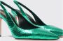 Scarosso Groene Elaphe Slingback Pumps Groen Dames - Thumbnail 3