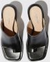 Scarosso Gwen Mules Handgemaakte Italiaanse leren sandalen Zwart Dames - Thumbnail 4