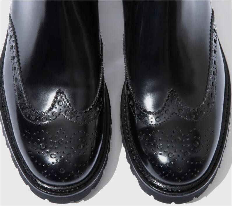 Scarosso Handgemaakte Chelsea Boots met Vibram Zool