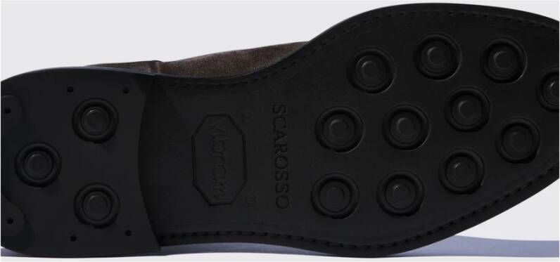 Scarosso Handgemaakte Hunter Brown Chelsea Boots