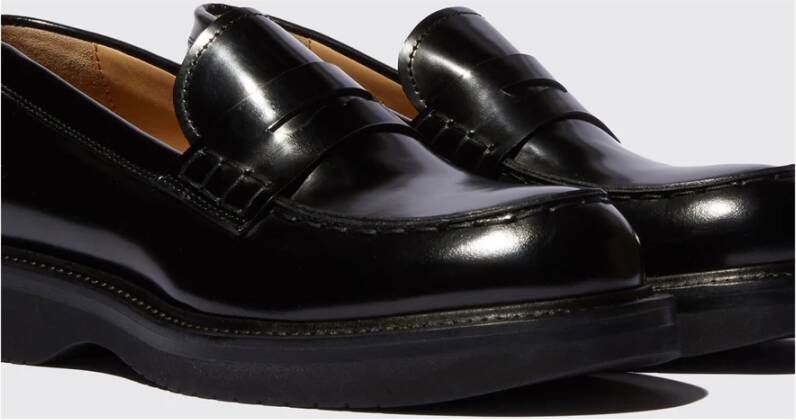 Scarosso Handgemaakte Italiaanse Michelle Loafers Black Dames