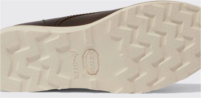 Scarosso Handgemaakte Italiaanse Veterschoenen Brown Heren
