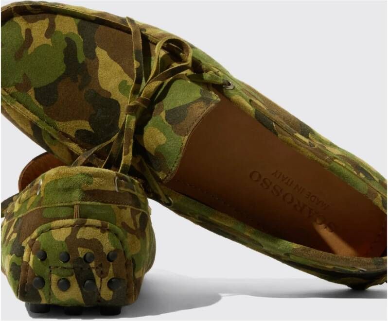 Scarosso Handgemaakte Suede Driving Shoes