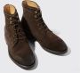 Scarosso Handgemaakte Suede Enkellaarsjes met Veters - Thumbnail 2