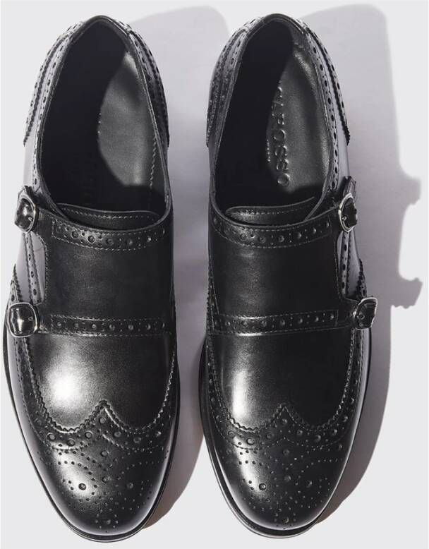 Scarosso Handgemaakte Wing-Tip Monniksriemschoenen