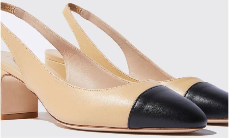 Scarosso Miranda Nude Slingback Pumps Beige Dames