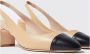 Scarosso Miranda Nude Slingback Pumps Beige Dames - Thumbnail 4