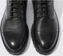 Scarosso Jackie Grain Zwarte Veterschoenen Black Heren - Thumbnail 3