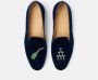 Scarosso Jay Loafers Handgemaakte Italiaanse fluwelen pantoffels Blue Heren - Thumbnail 3