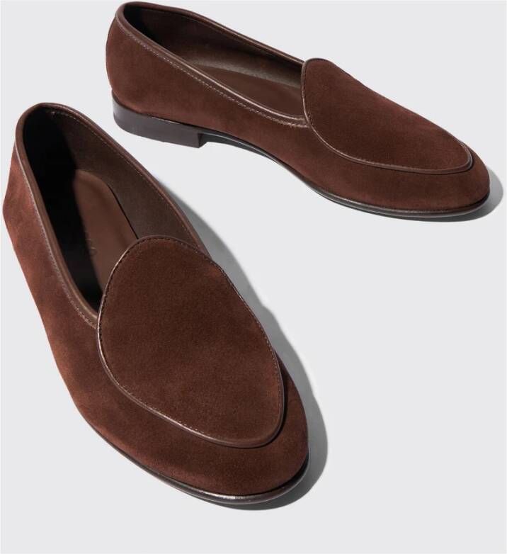 Scarosso Klassieke Bruine Suède Loafer