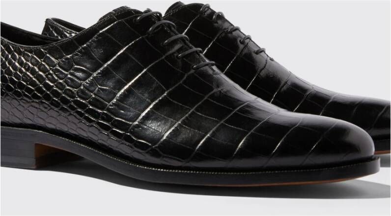Scarosso Laced Shoes Black Heren