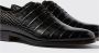 Scarosso Handgemaakte Oxford Schoenen met Krokodillenprint Black Heren - Thumbnail 3