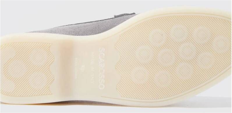 Scarosso Lichtgewicht Kwastloafer in Suède Beige Dames