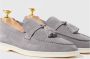 Scarosso Lichtgewicht Kwastloafer in Suède Beige Dames - Thumbnail 3